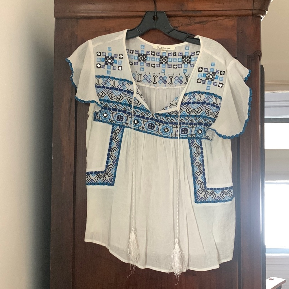Women’s Sundance peasant top